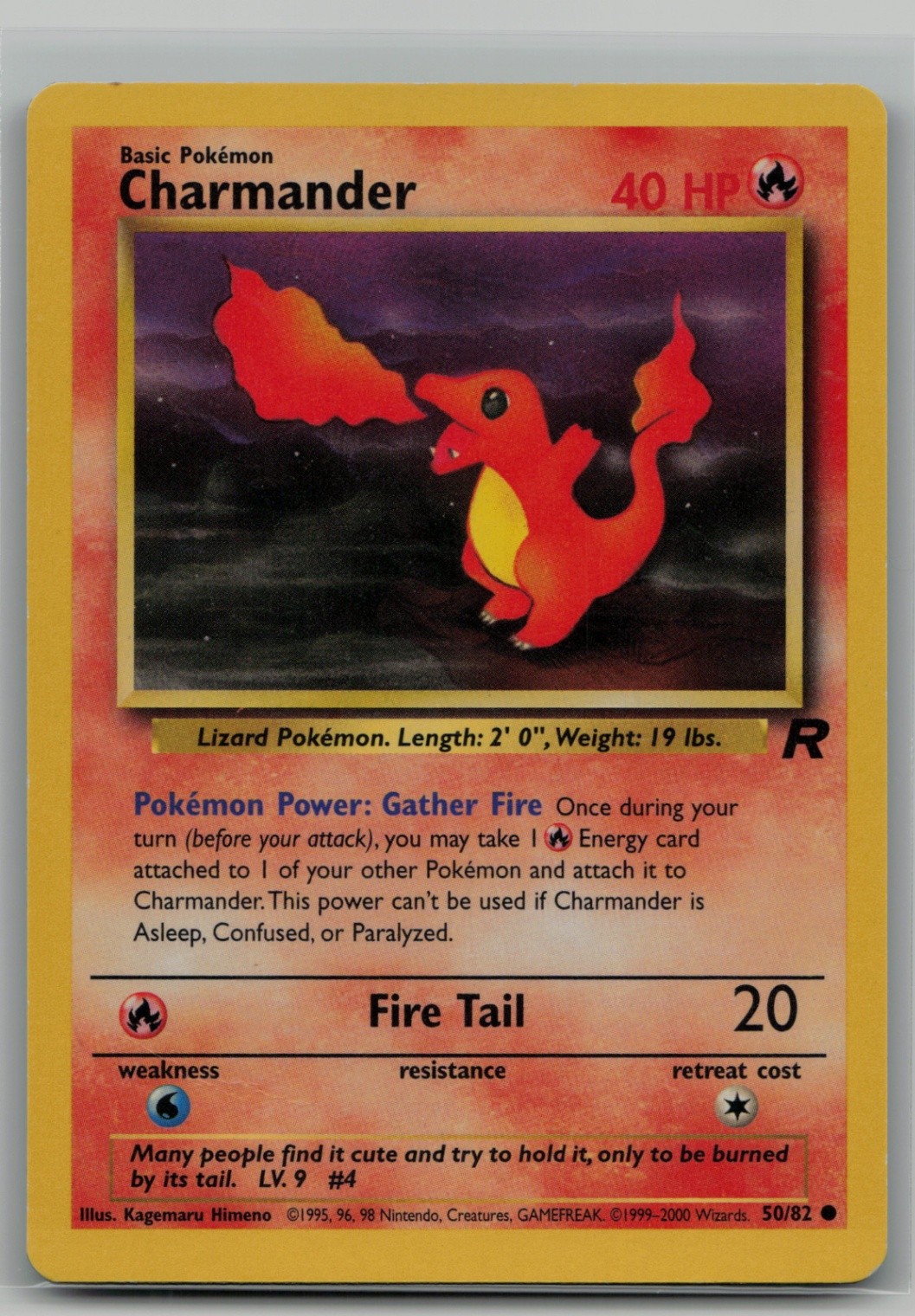 Charmander Common Team Rocket 50/82 NM