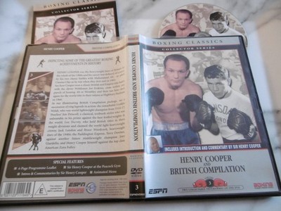 BOXING CLASSICS HENRY COOPER & BRITISH COMPILATION DVD VOL 3 ESPN E 106 MIN
