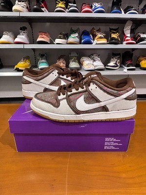 Preowned Nike SB Dunk Low Paisley Brown SIZE 11 SHIPS FAST