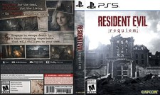 Resident Evil Requiem PS5 Box Art Case Insert Cover Only