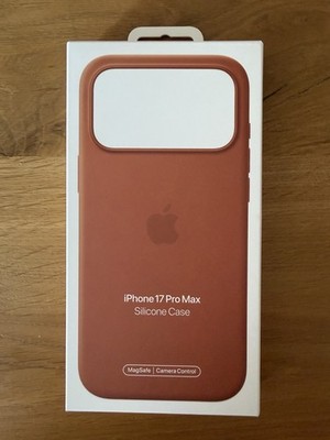 Apple Silikon Case für iPhone 17 Pro Max Fb. Terracotta mit Mac Safe
