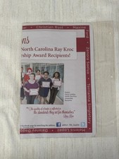 McDonald’s Tray Liner • 2015 Ray Kroc Scholarship & RMHC • Eastern NC • Original