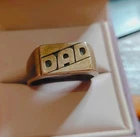 Vintage 925 Sterling Silver   DAD   Ring Size 10 1/2 ((502))