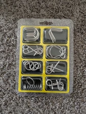 Metal IQ Brain Teaser Puzzles SAVE MONEY $💰💰💰💰💰💰💰💰💰💰💰💰💰💰💰💰💰💰💰