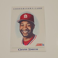 SCORE 1992 COOPERSTOWN CARD B9 OZZIE SMITH ST. LOUIS CARDINALS MLB