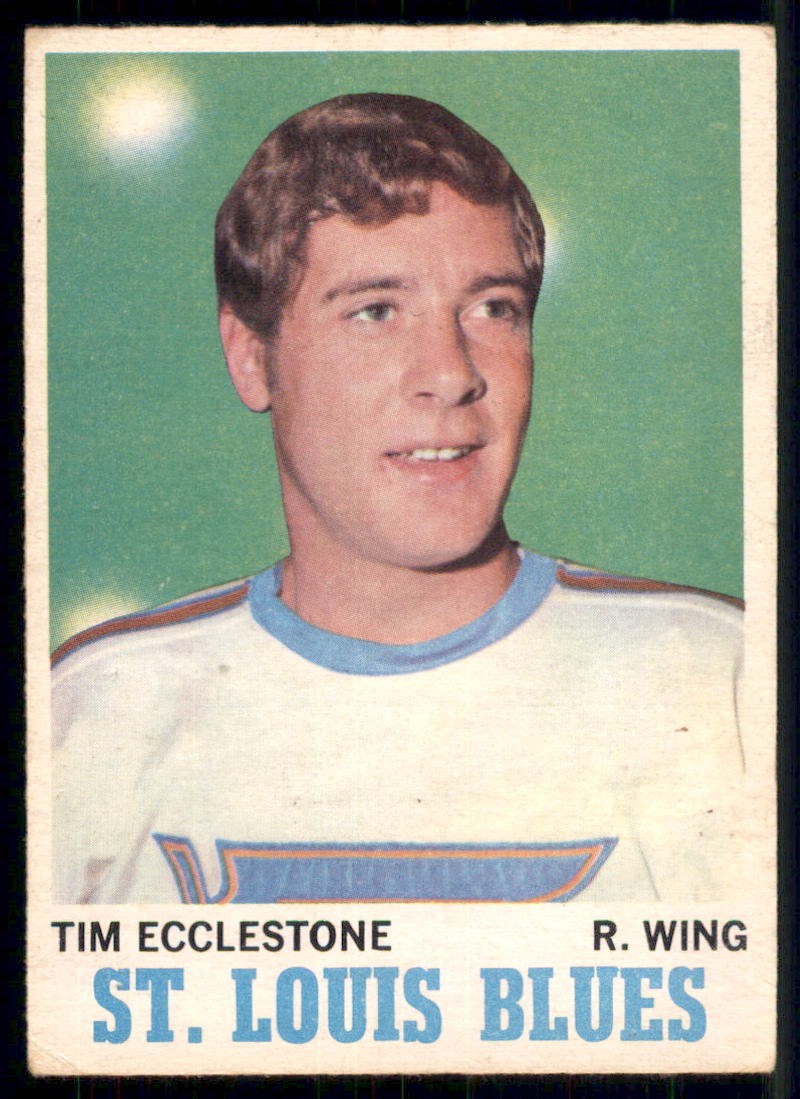 1970-71 O-Pee-Chee #102 Tim Ecclestone