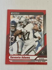 2024 Panini Donruss - Davante Adams #295 Press Proof Red