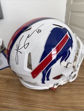 Khalil Shakir Signed F/S Authentic Buffalo Bills Helmet Fanatics COA