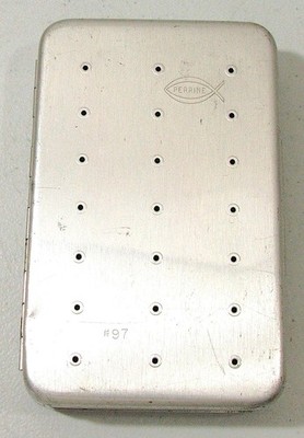 Perrine Aluminum Fly Box #97 - 6 x 4 x 1 inches #2130