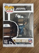 Travis Hunter Signed Funko Pop Pro-Cert COA Jaguars
