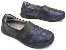 Alegria Leather Slip On Glee Ethers Cosmic Glitter Women Euro 37 US 7 PG Lite