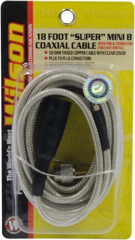 18FT Coax Cable with Removable Connectors - Perfect for Indoor/Outdoor CB Use - Image 4 of 4