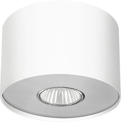 Nowodvorski LED Aufbauspot POINT weiß, GU10, dimmbar, Metall, Ø13cm