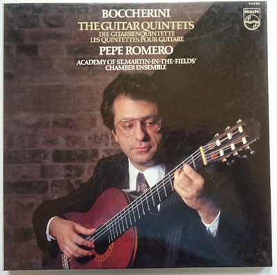 3LP-Box: Boccherini - The Guitar Quintets - Pepe Romero (Philips; mint-)