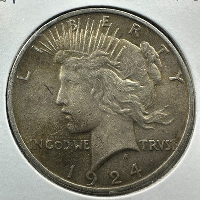 1924 $1 Silver Peace Dollar (87206)