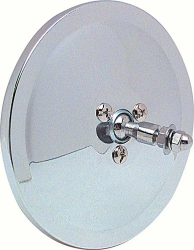 1947-72 Chevy GMC Pickup Blazer Jimmy Suburban; Round Door Mirror Head; Chrome;