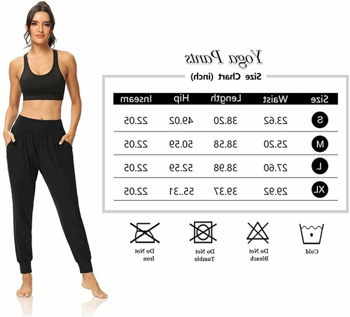 Womens Yoga Joggers Loose Workout Sweat 