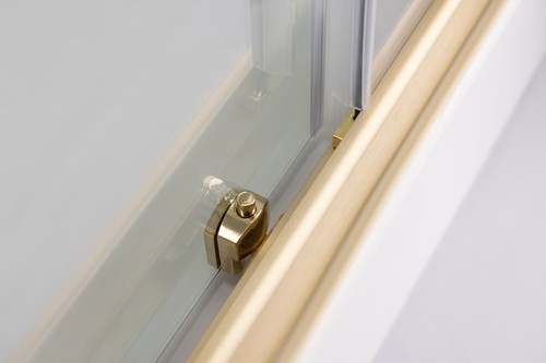 800x800mm Modern Gold Hydro Shower Cabin Cubicle Enclosure Spa Room Bathroom Pod - Picture 15 of 22