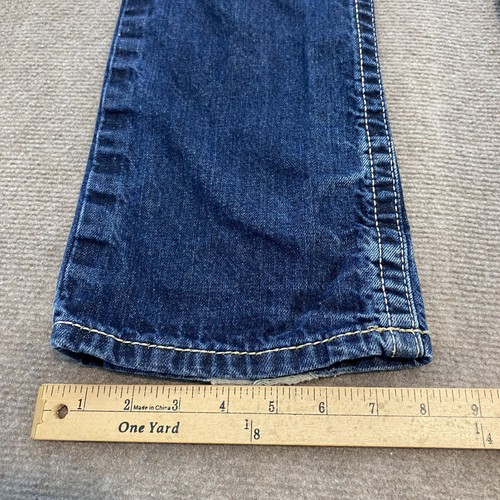 Ariat B4 Relaxed Fit Denim Jeans Youth Boys Size 14 Blue Jeans Adjustable Waist - Picture 11 of 12