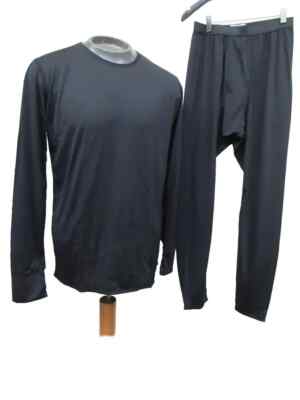 NIW US GI POLARTEC Silkweight Underwear Set Drawers Shirt Black L1 Medium Regula