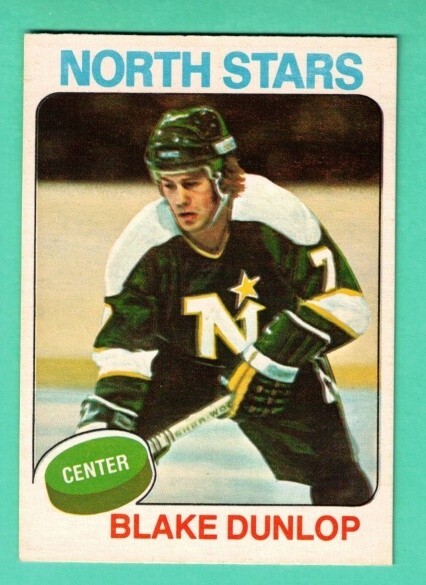 (1) BLAKE DUNLOP 1975-76 O-PEE-CHEE # 16 NORTH STARS NM    (H6411)