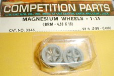Cox Extra Narrow BRM Front Magnesium Wheels 1 Pair 3346 Vintage 1960s NOS