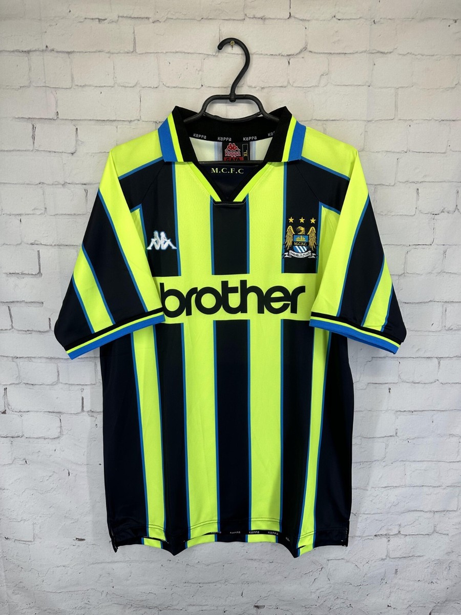 ウェア Manchester City 97/99  1997-99 Manchester City Home Shirt - 8/10 - (XL)