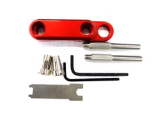 Avet Reel Clamp Set for EXW30/2 EX50/2 EXW50/2 - Clamp, Bolts & Nuts - RED