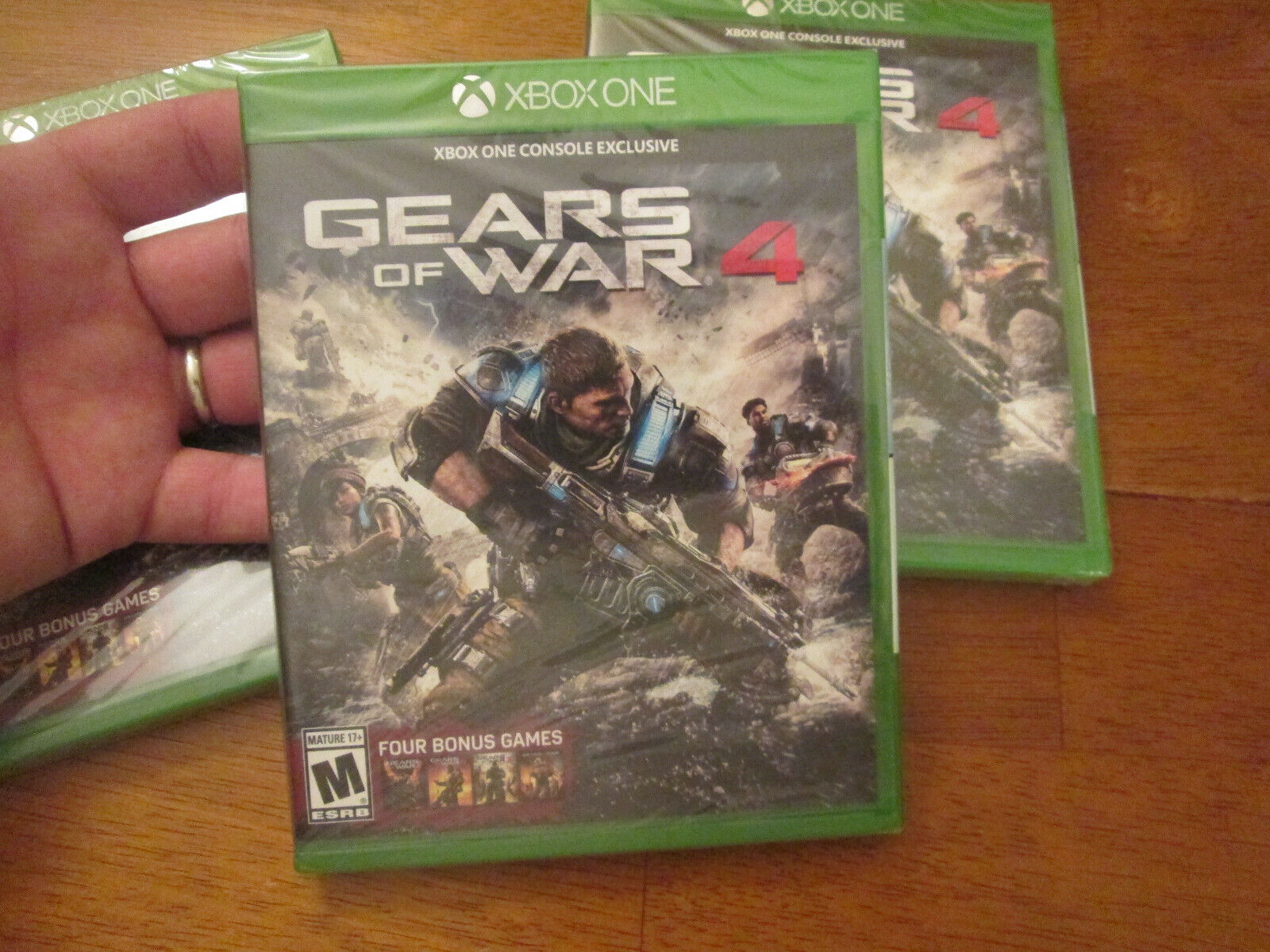 Gears of War 4 XBOX ONE Bonus Games including Gears of War 1, 2, 3, &  Judgment