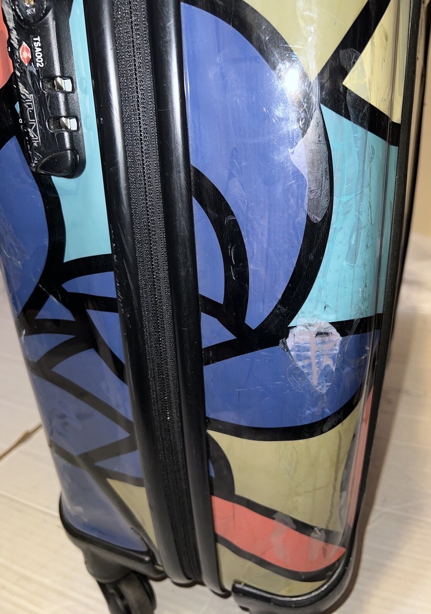 Tumi Vapor Floral Rolling 4 Wheeled Hard Shell Carry On Travel