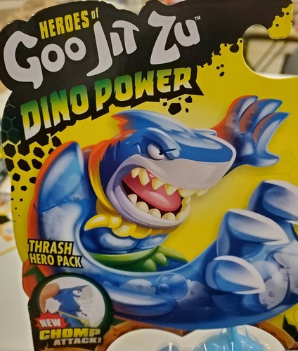 THRASH - Goo Jit Zu - Dino Power Hero Pack - Chomp Attack - NEW - SERIES 3 - Picture 3 of 11