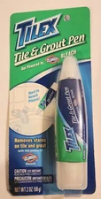 TILEX Tile & Grout Pen Removes Stains Dual Tip Clorox Bleach NEW