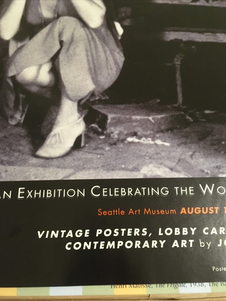 JOHN BALDESSARI RARE Offset Poster Film Noir Homage Night and the