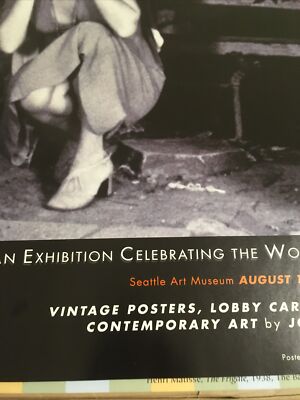 JOHN BALDESSARI RARE Offset Poster Film Noir Homage Night and the