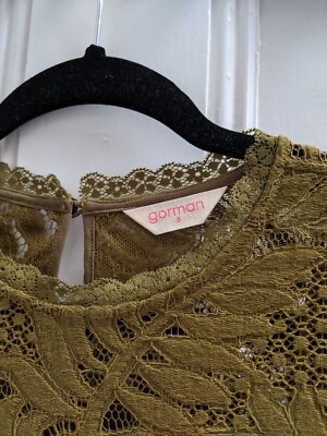 Gorman Size 8 Fern lace dress with slip | eBay Gorman Size 8 Fern lace dress with slip | eBay