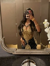 Beautiful Prom Dress Green And Gold