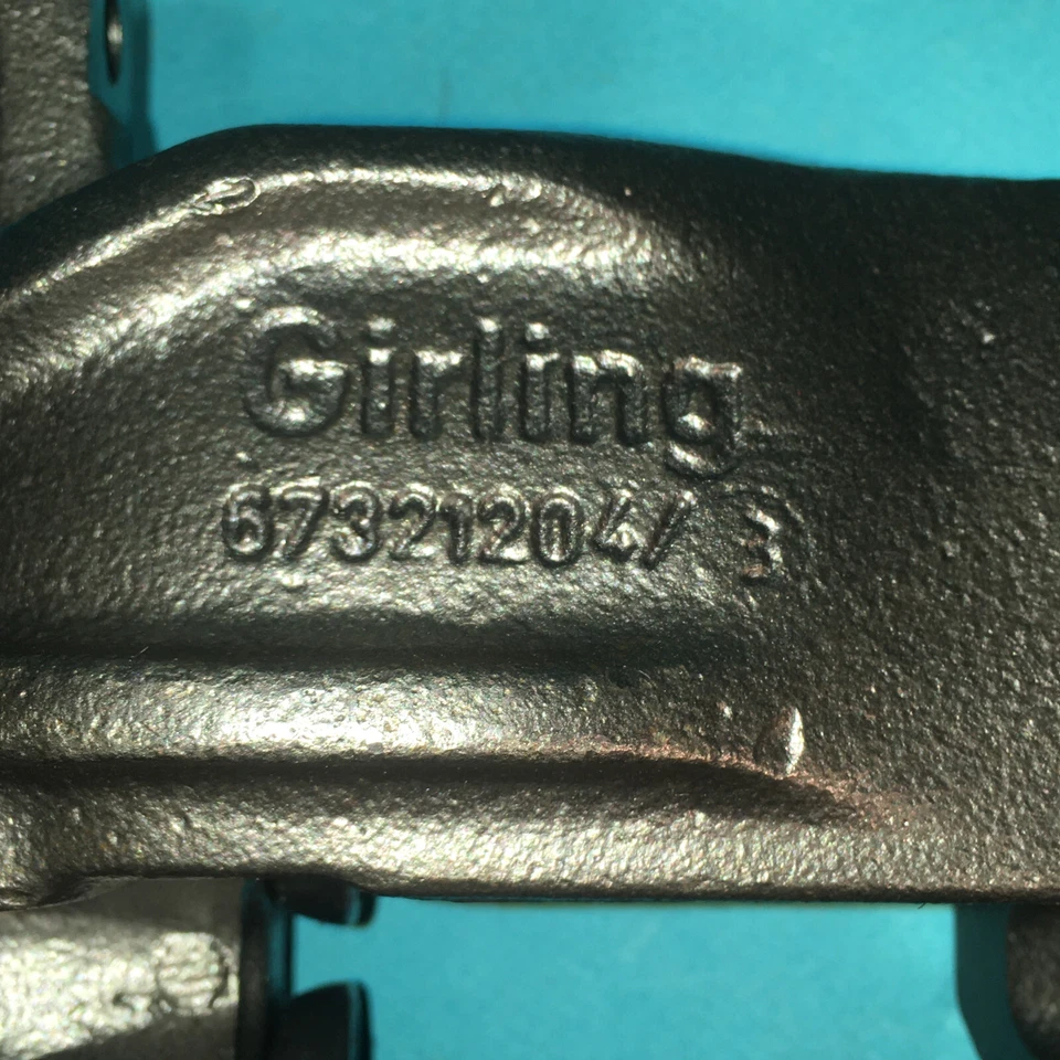 VOLVO 740 SEM ABS 1990 PINÇA DE DISCO DE FREIO DIANTEIRA ESQUERDA FEMININA NÃO ABS FABRICANTE DE EQUIPAMENTO ORIGINAL DUPLO - Imagem 4 de 4