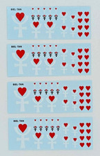 4x Biel-Tan Transfer Sheets - Decals - Aeldari - Craftworld - Warhammer 40k