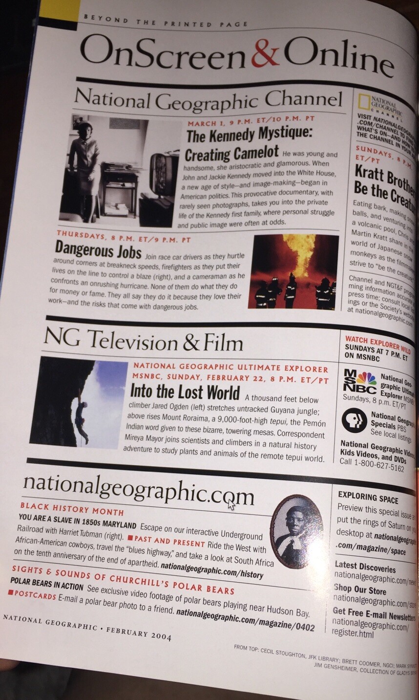 National Geographic Magazine - February 2004 - Great whites of the north |  eBay