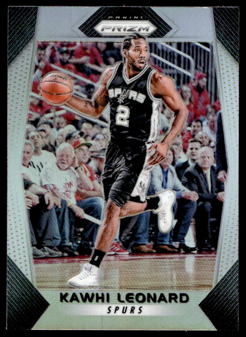 2017-18 Panini Prizm Silver Kawhi Leonard G17 San Antonio Spurs #293
