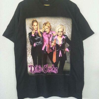Rare Dixie Chicks Band Vintage Heavy Cotton Black All size Unisex AC107