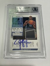 Jaren Jackson Jr SIGNED AUTO Panini Contenders Rookie Ticket Swatches RC (BAS)