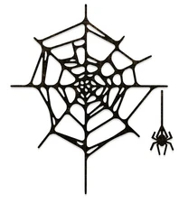 New, Retired Sizzix Thinlits Spider Web #664747 2pc Retail $14.99 by Tim Holtz
