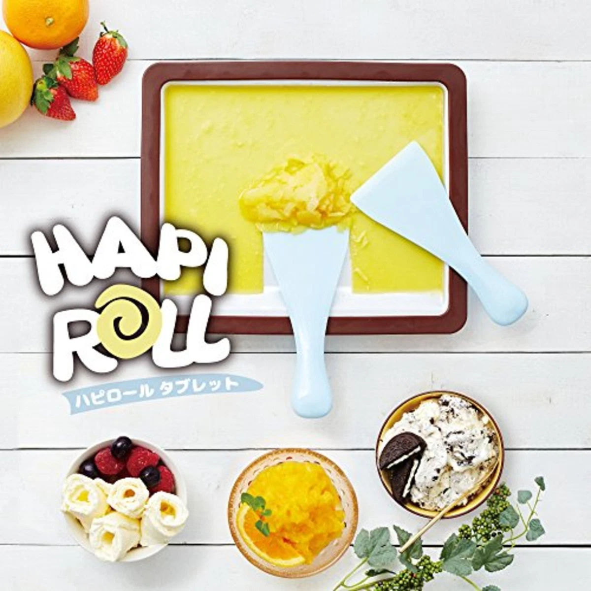 Doshisya Hapi Roll Ice Cream Sherbet Maker Cooking DHRL 18 F S w