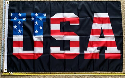 American Flag FREE SHIPPING God Bless America We Can Trump USA B Sign Poster 3x5