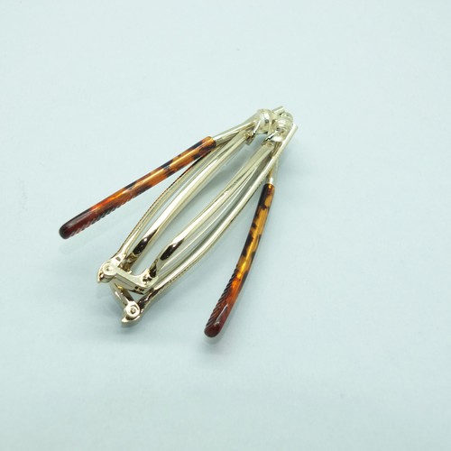 Folding Reading Glasses Petite Small Gold Frame Lightweight Lens Strength +2.50 - Picture 4 of 4