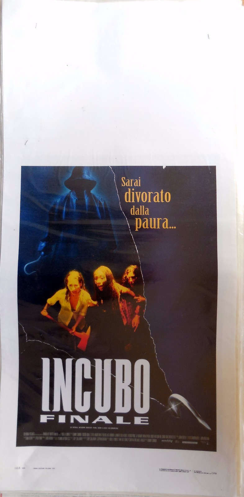 Locandina originale film Incubo finale (1998) - Regia di Danny Cannon