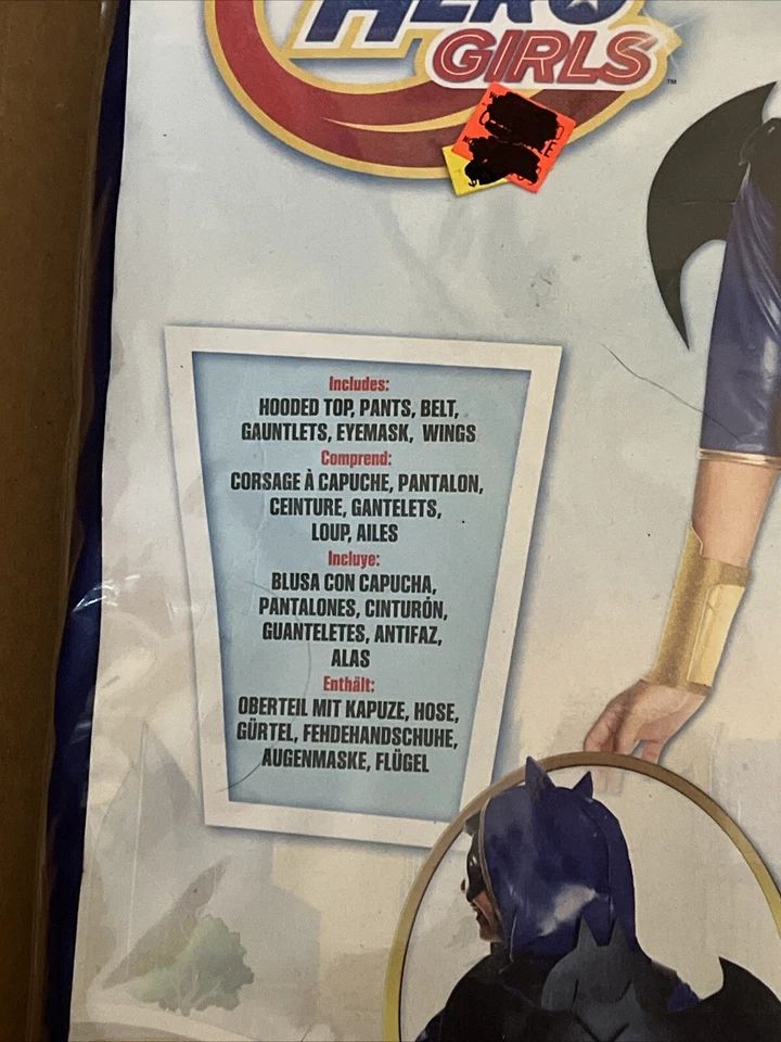 Disfraz de Halloween Batgirl Deluxe para niños niños mediano DC Super Hero Foto 3 de 4