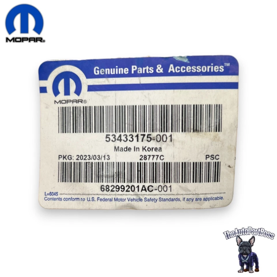 17-22 Compass Strut Mount OEM Mopar 68299201AC - Image 4 of 4