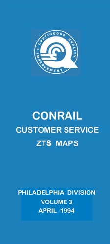 Conrail 1994 Philadelphia Div Volume 3 ZTS Zone-Track-Spot Maps PDF Pages on DVD - Picture 2 of 7